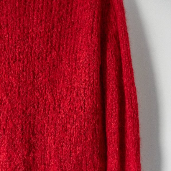 Free People Cozy Red Sweater XS - Picture 4 of 4